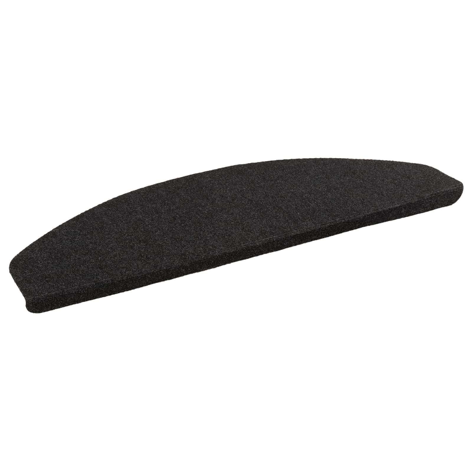 Lot de 15 tapis d'escalier autocollants en feutre anthracite