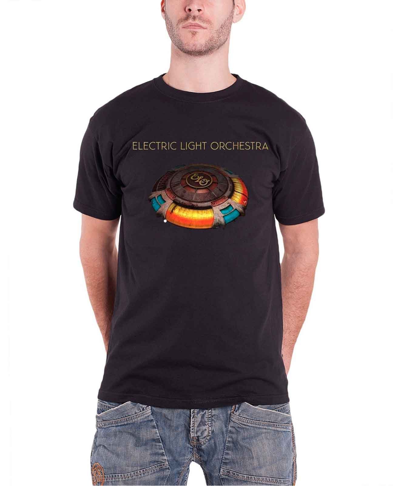 Elo Men's Black Electric Light Orchestra Mr Blue Sky Official New T Shirt