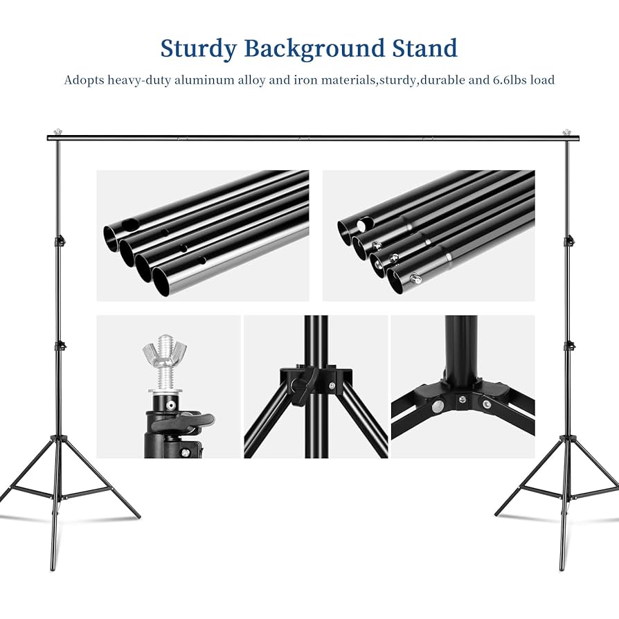 Amazon.com : Kshioe Backdrop Stand 2x3m/6.5x9.8ft Photo