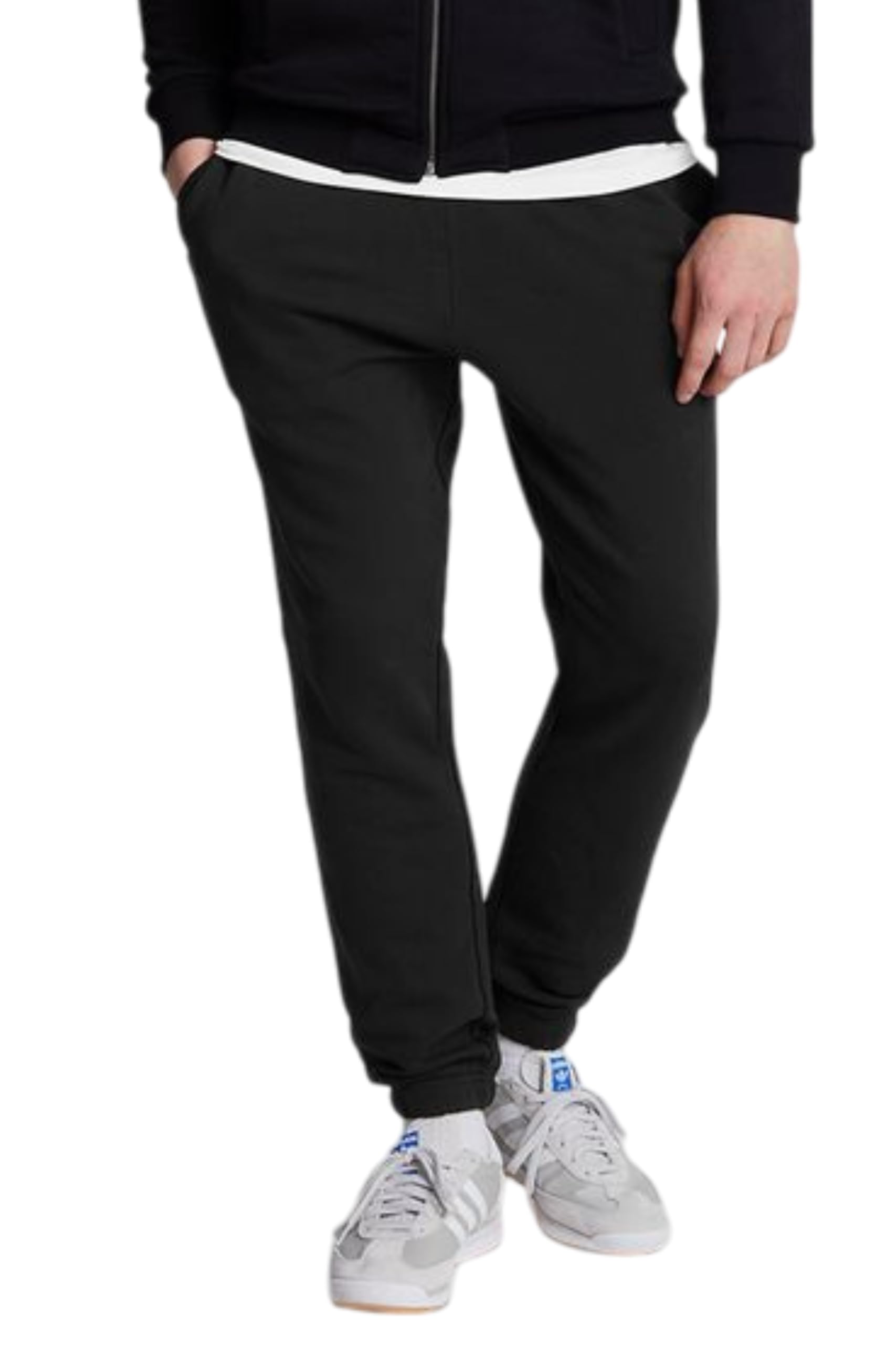 Lyle And Scott Men's Black Slim Fit Cotton Joggers  39/38/32 Xxl
