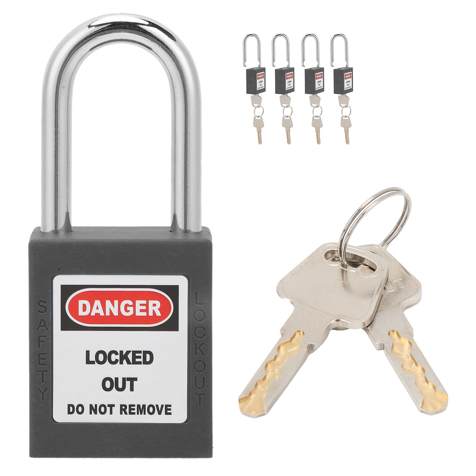 Buy 10 Keys Lockout Lock 5Pcs 1.5in, Lockout Tagout Locks Sturdy
