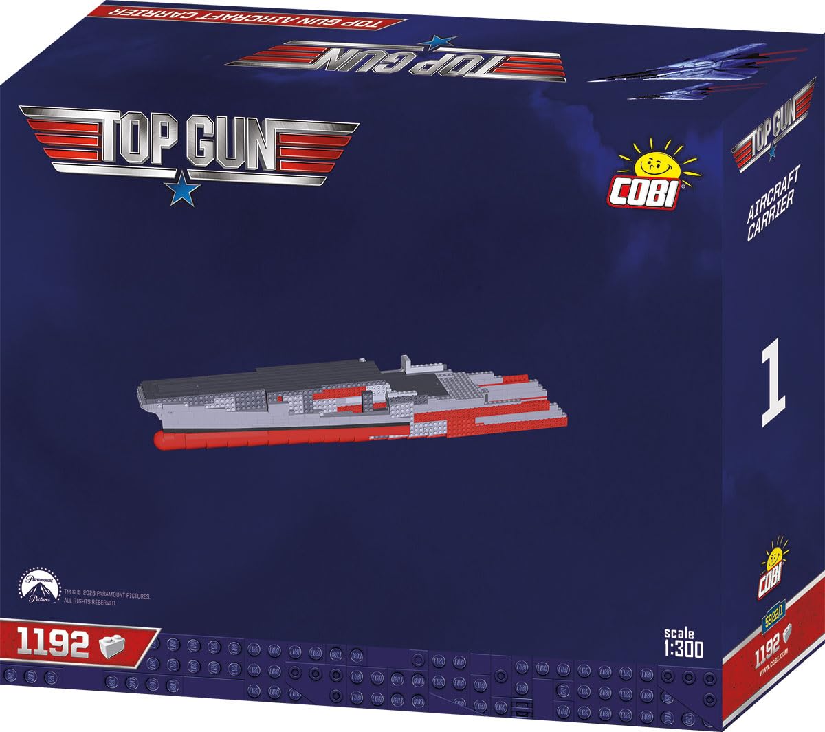 Aircraft Carrier Scale 1:300 6130 pcs Box: 79,5 x 24,4 x 35,0 cm TOP Gun