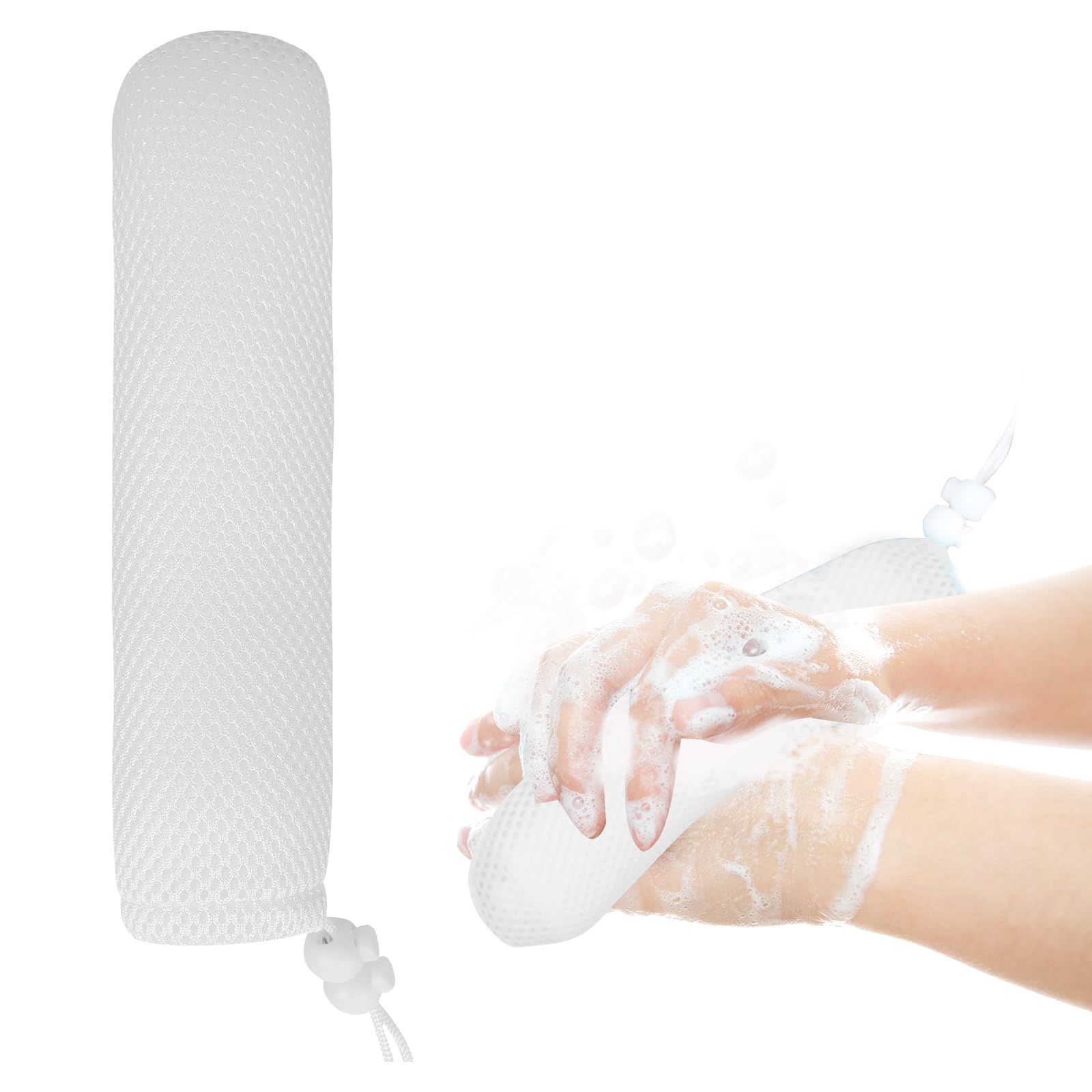 Long Handled Shower Brush, Non-Slip Long Handle Bath Brush, Back Body Brush Gentle Exfoliating and Lather Well Deep Cleansing Long-Lasting for Body