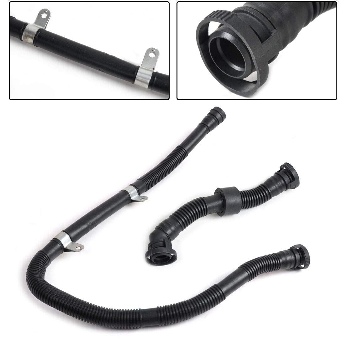 HARDWARE_TUBING 8L0133817 06A133817Q - Tubo d'aria secondario per Golf MK4 - A3 1.8T, confezione da 2 pezzi, tubo d'aria, parti fisiche
