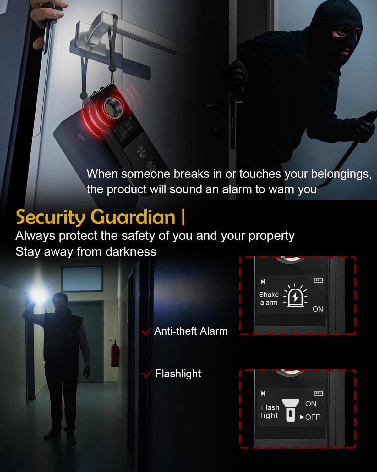 Hidden Camera Detector & Bug Detector - Hidden Devices Detector for Hidden Camera, GPS Tracker, Listening Device & Bug, Privacy Protection Tool for Hotel, Office, Airbnb, Bathroom (Medium) - Image 4