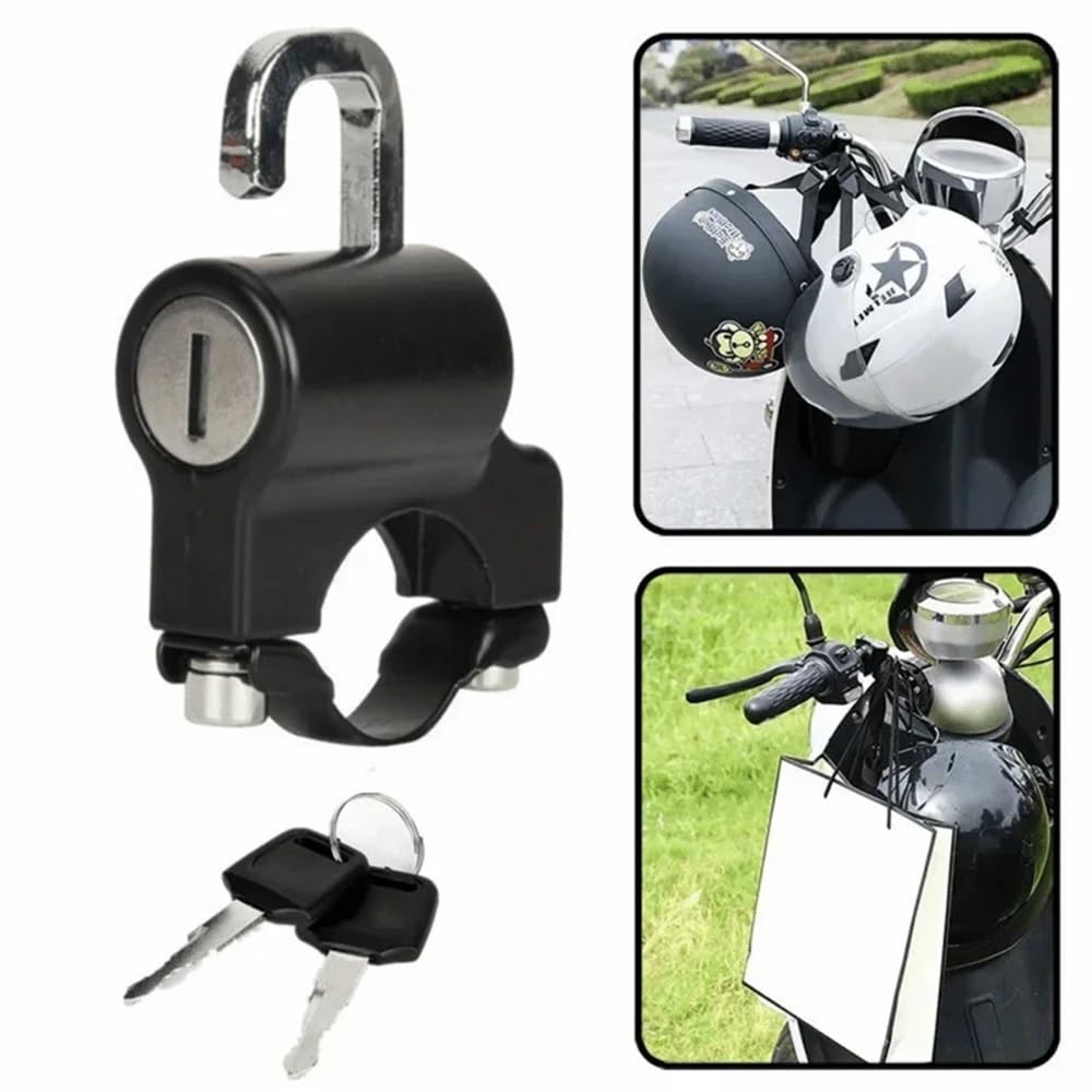 Candado antirrobo for Casco de Motocicleta, Universal, Metal, 22 mm a 26, con Llave