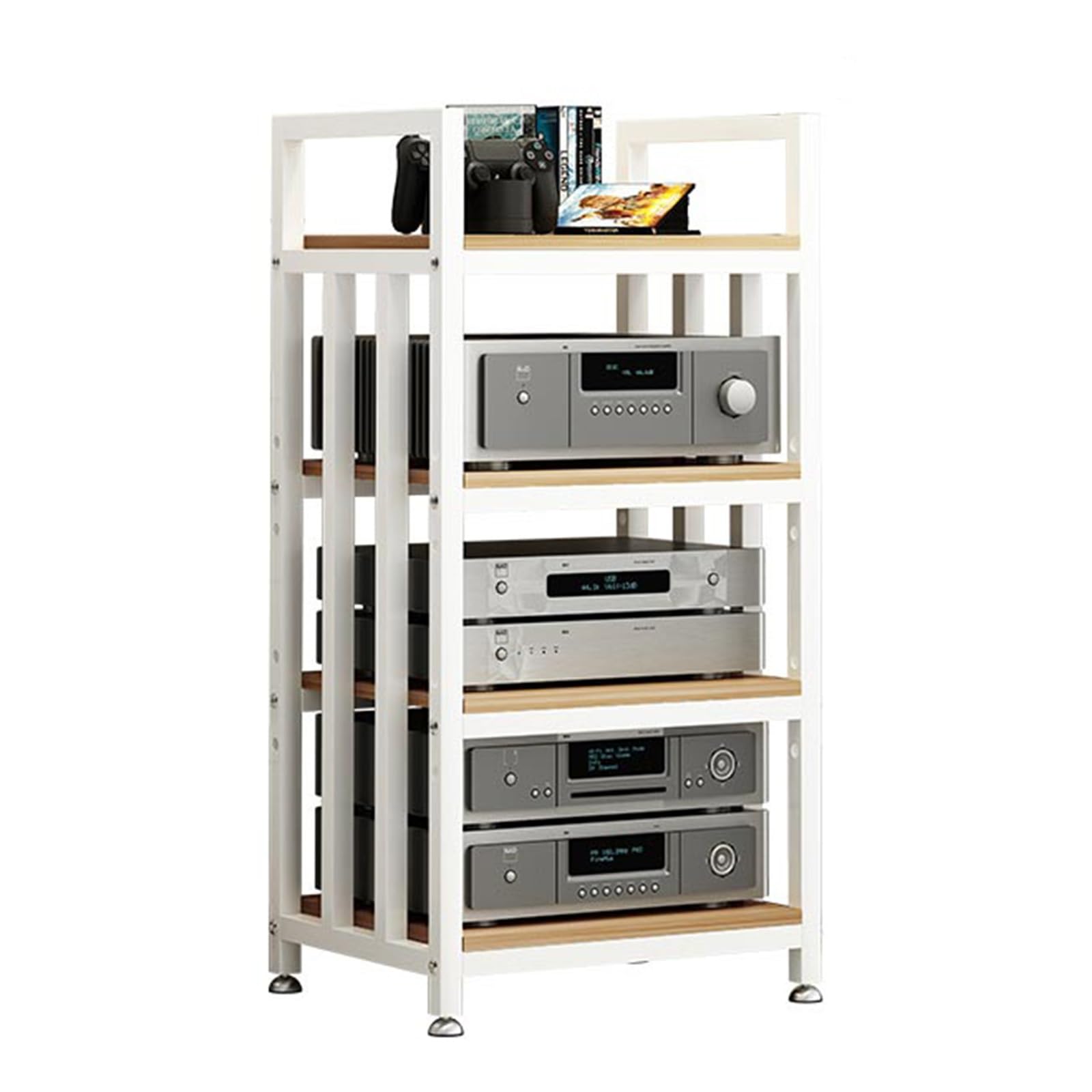 Salon et bureau ordonnés grâce au support d'équipement hifi de 39"