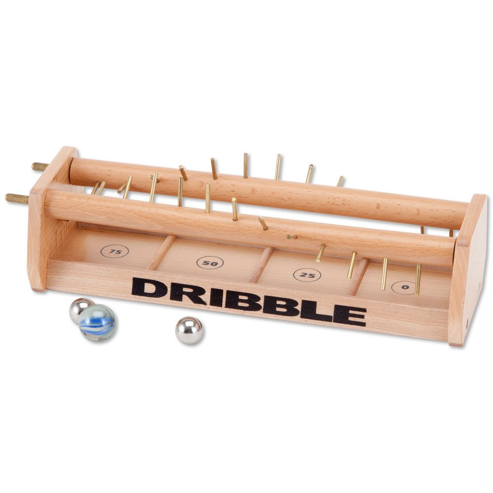 Bits and Pieces - Dribble-Marble-Game-Can Anyone Master Dribble - Patience and Dexterity are Needed to Conquer This Unique Challenge Game