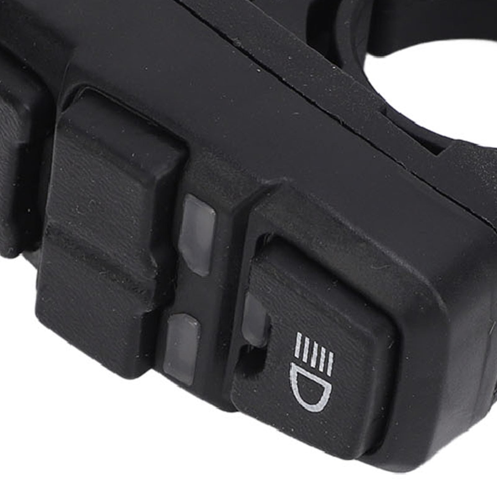 Masyrt Interrupteur 3 en 1 pour scooter – klaxon, lumière, clignotant, connecteur résistant à l'eau 5 broches pour scooter électrique de roue de 25,4 cm, fonction de contrôle marche/arrêt