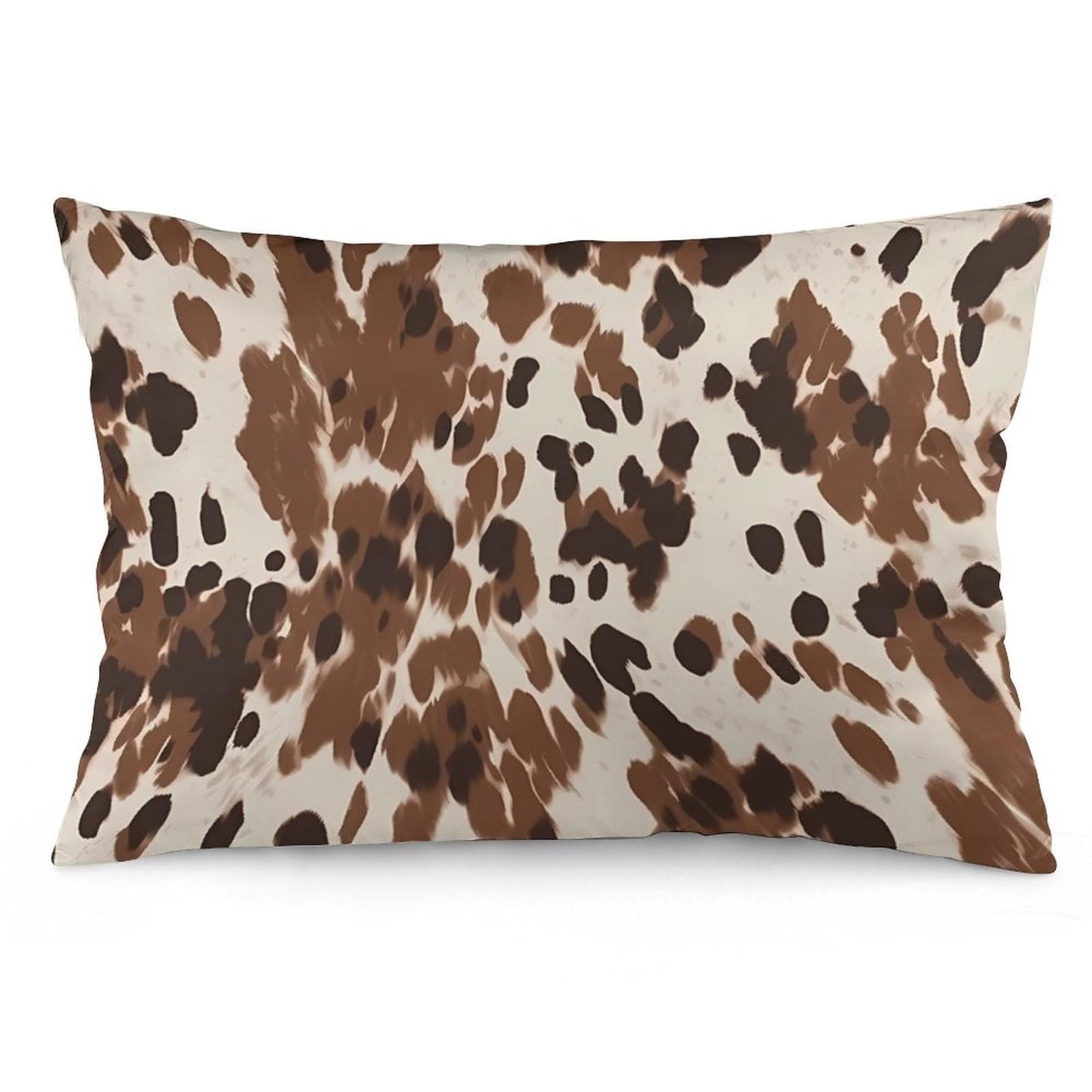 NTVOWPZO 2 Pack Decoration Throw Pillow Covers 20"x30" Pillowcases Covers Cow Camo Pattern Pillowcases Modern Farmhouse Home Decor Sofa Cushions Covers for Couch Bed Living Room