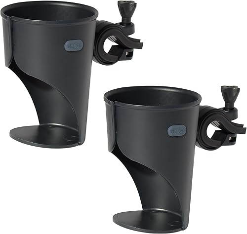 Delta Cycle - Soporte para bebidas para bicicleta (paquete de 2) - Soporte universal expandible para manillar - Instalación sin herramientas