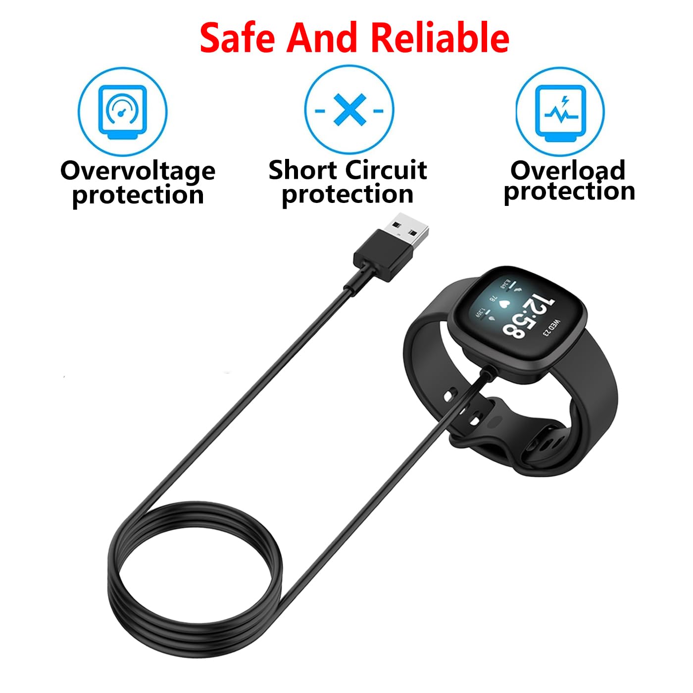 Cargador Rapido Usb C Piezas Cargador Compatible Con Fitbit