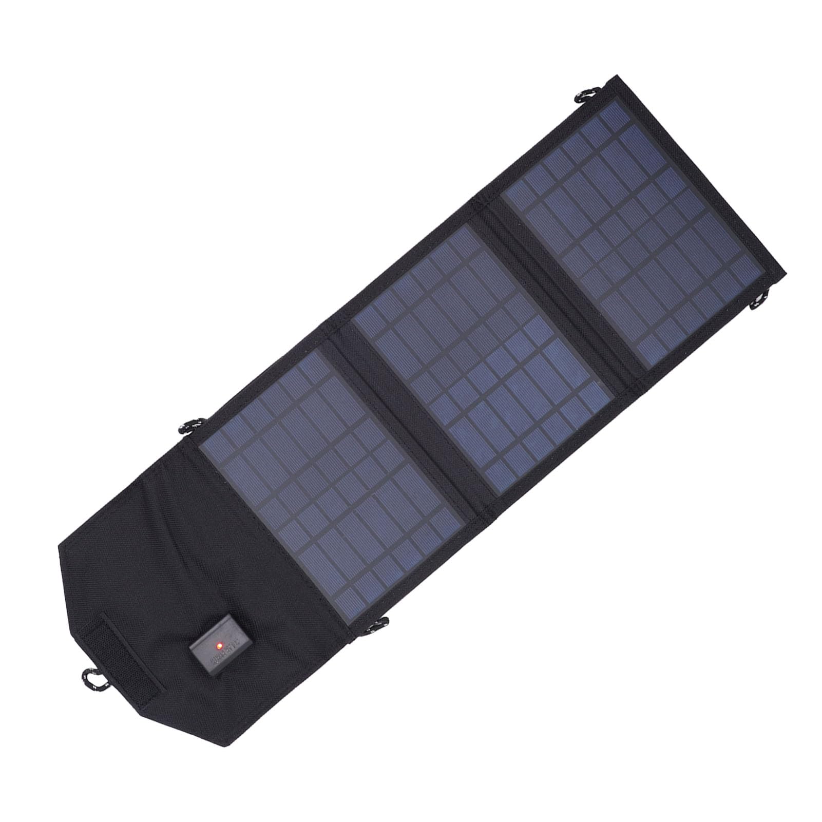 Przenośna ładowarka solarna Fictory zestaw ładowarek do paneli słonecznych, przenośny składany moduł z polikrzemu 10,5 W, wyjście USB 5 V, 3 płyty do małego telefonu i aparatu, lekki