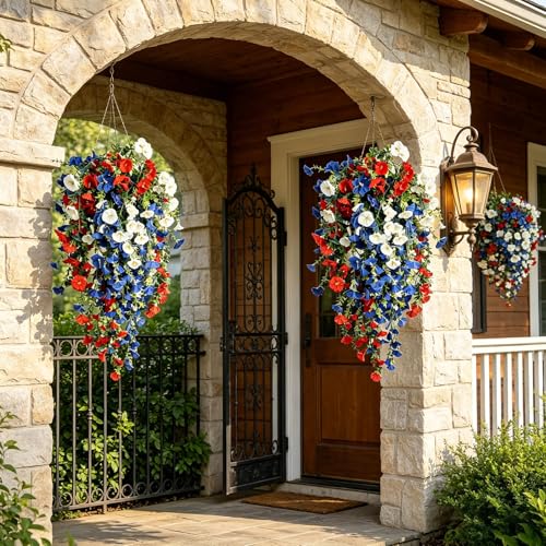 Panier suspendu décoratif embellissez vos soirées de Memorial Day - 4