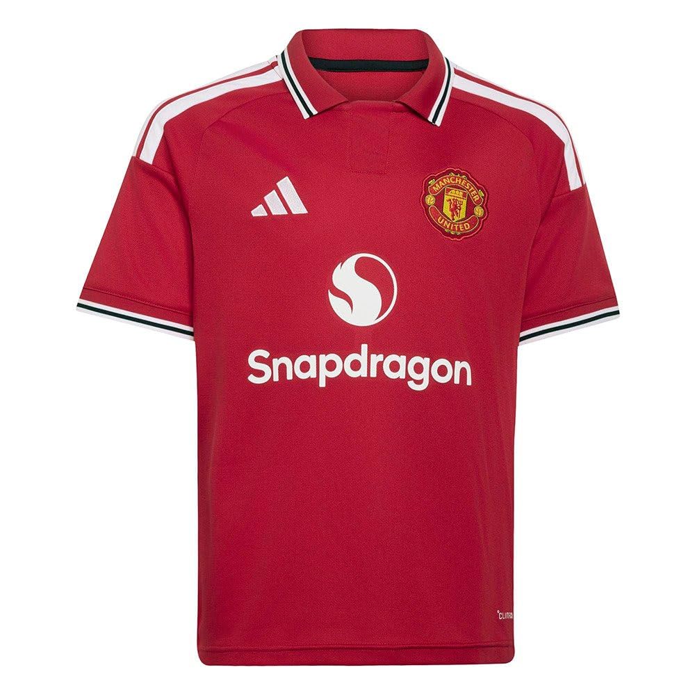 adidas Manchester United 26/27 - Maglia da casa unisex per bambini, motivo: Manchester United 26/27