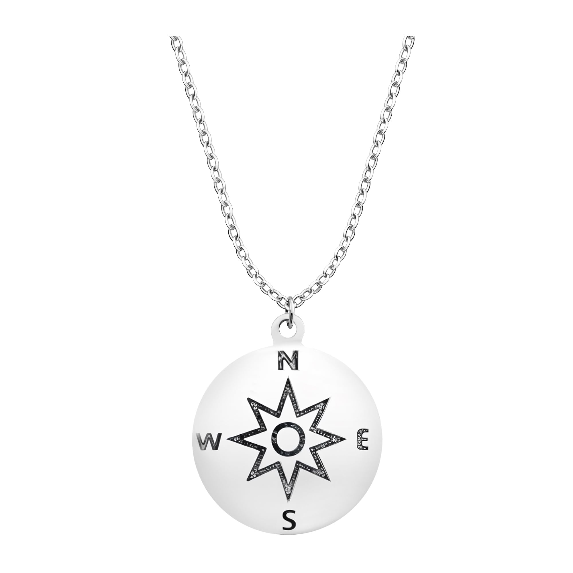 Collana Donna SOFIA MILANI In Argento 925 Con Zircone - Ciondolo Bussola E Mappa Del Mondo - N0397 - 2