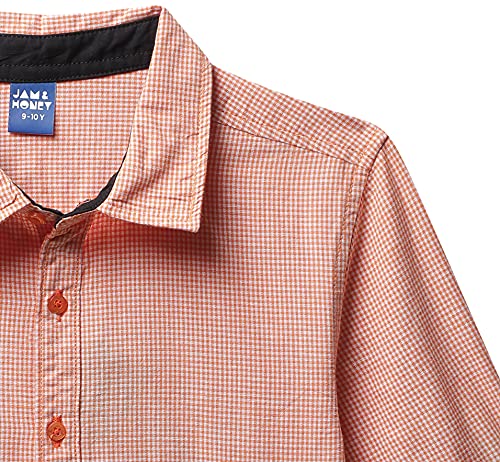 Image of Amazon Brand - Jam & Honey Boys 100% Cotton Printed Regular Fit Long Sleeve Shirt