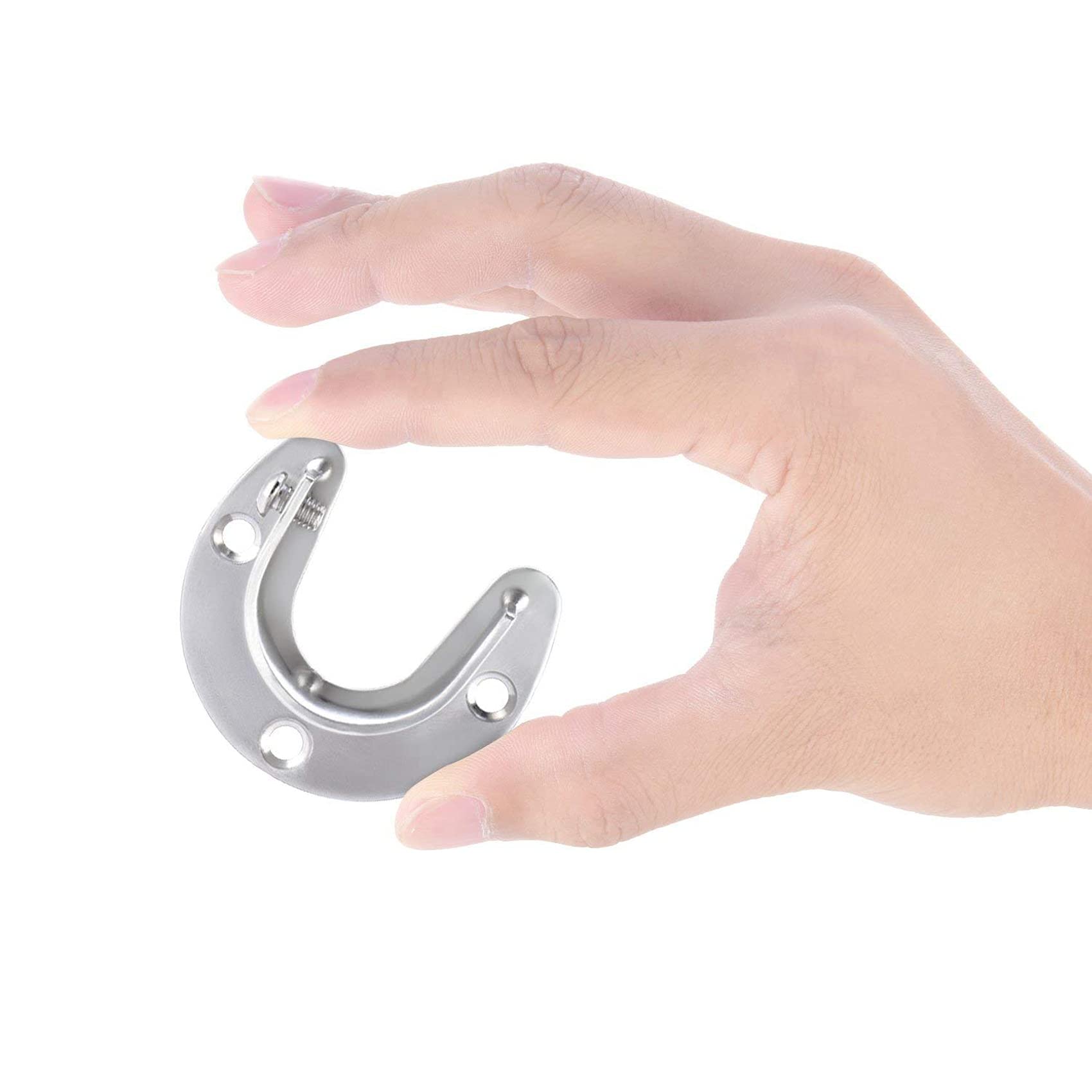 12x Edelstahl-Schrankstangenhalter – U-förmig & Robust Für Bis Zu 100 Kg, Inkl. Schrauben & Dübel