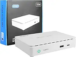 Mini Nobreak Ups Porta Usb Type-c Rede Poe Lan 110/220v 35w Roteador Wifi 5v Á 24v Thype