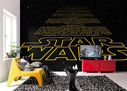 Komar - Star Wars - Intro 8-487 Gelb, Schwarz 368x0.2x254 cm
