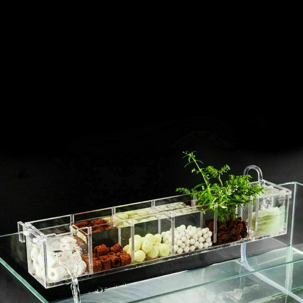 Buy DENESTUS Fish Tank Filter Box 5 or 6 Grids External Hang On Filter
