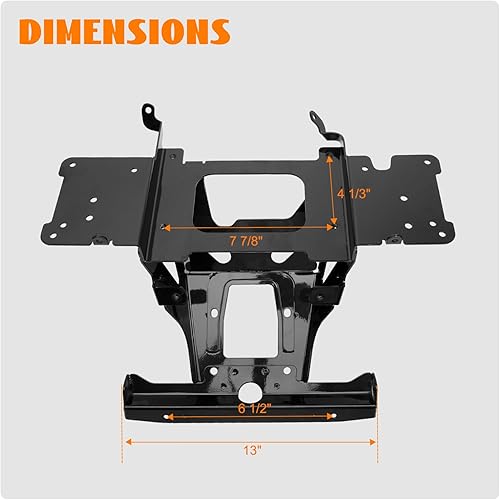 Miniatura 3 de Kit de reparación de soporte de radio de carenado interior delantero de acero brillante negro se adapta a Harley Touring Road Glide 2015-2024