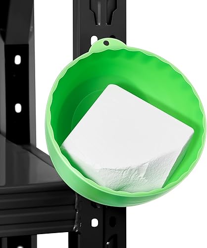 Recipiente de tiza para gimnasio, soporte magnético para tiza para levantamiento de pesas, entrenamiento, gimnasio, multiposición, para accesorios