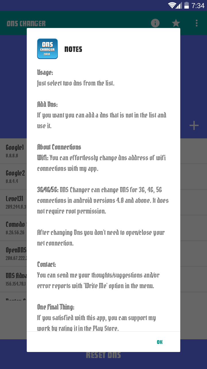 Best DNS Changer no root required - App on Amazon Appstore