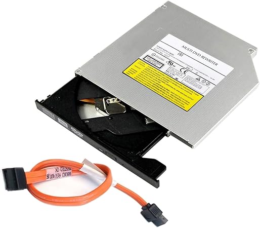 Amazon.com: TechMagnet Internal 9.5mm Slim SATA 8X DVDRW CD DVD RW ROM ...