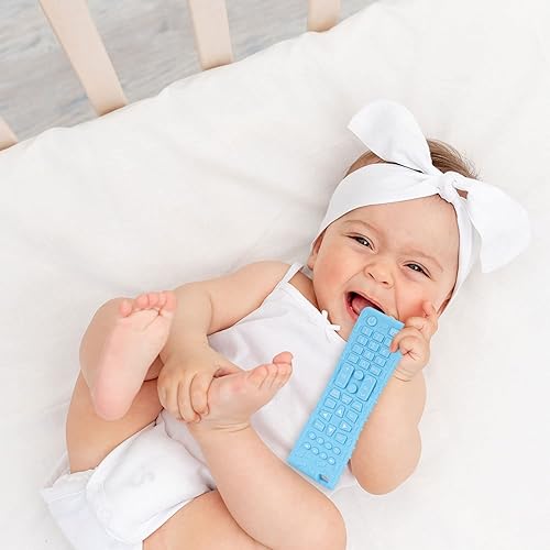 Miniatura 6 de Juguetes de dentición para bebés de 0 a 6 a 12 meses, mordedores para bebés de 0 a 6 meses, mordedor remoto para bebés, juguetes para bebés