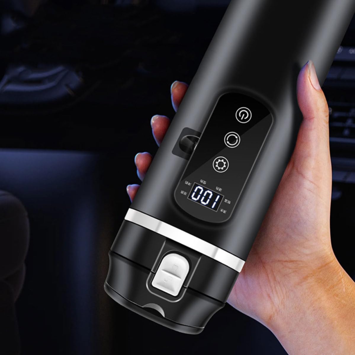 Hervidor de Agua Portátil para Coche 500ml, Acero Inoxidable