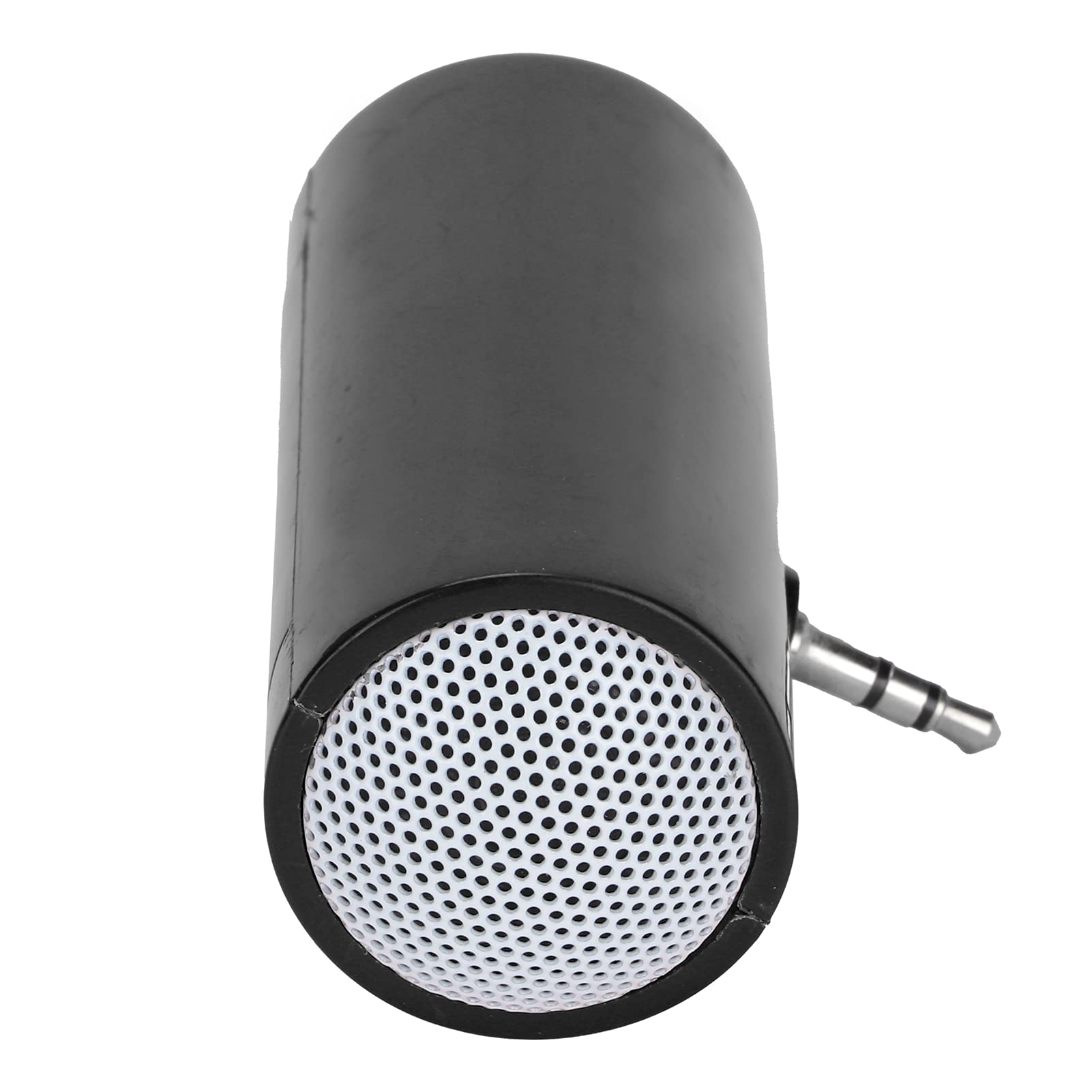 Mini Głośnik Stereo 3,5 Mm Przenośny Głośnik Bezprzewodowy z wtyczką, Kompatybilny ze Wszystkimi Typami urządzeń Cyfrowych, Odpowiedni do Telefonów Komórkowych i Tabletów (Czarny)