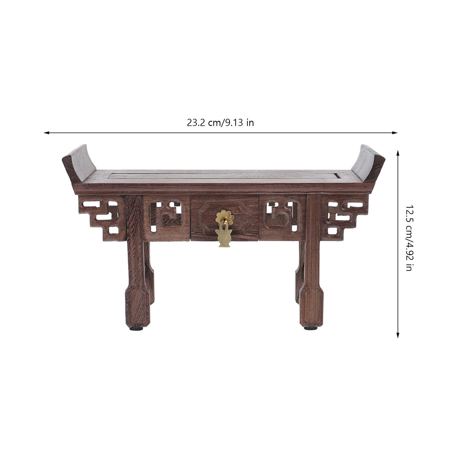 Soporte de Madera para Exhibición de Figuras y Adornos, Resistente Buena Textura, Adecuado para Cafeterías y Mesas, Estilo Rústico y Chic
