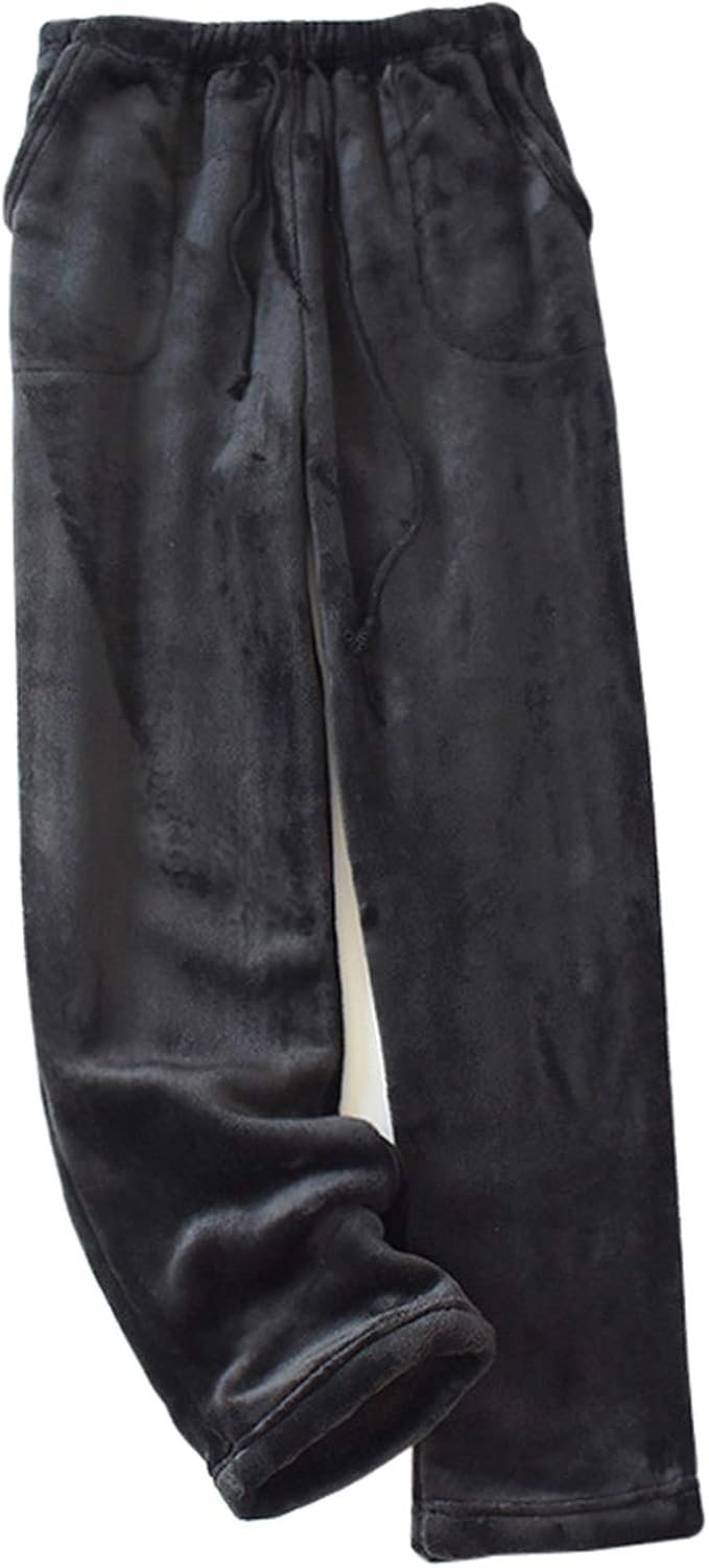 Binbin's Women's Plush Fuzzy Pajama Pants Fleece Pajama Bottoms Plus