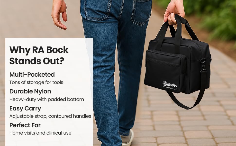 RA Bock Deluxe Nylon Doctor Bag - Image 9