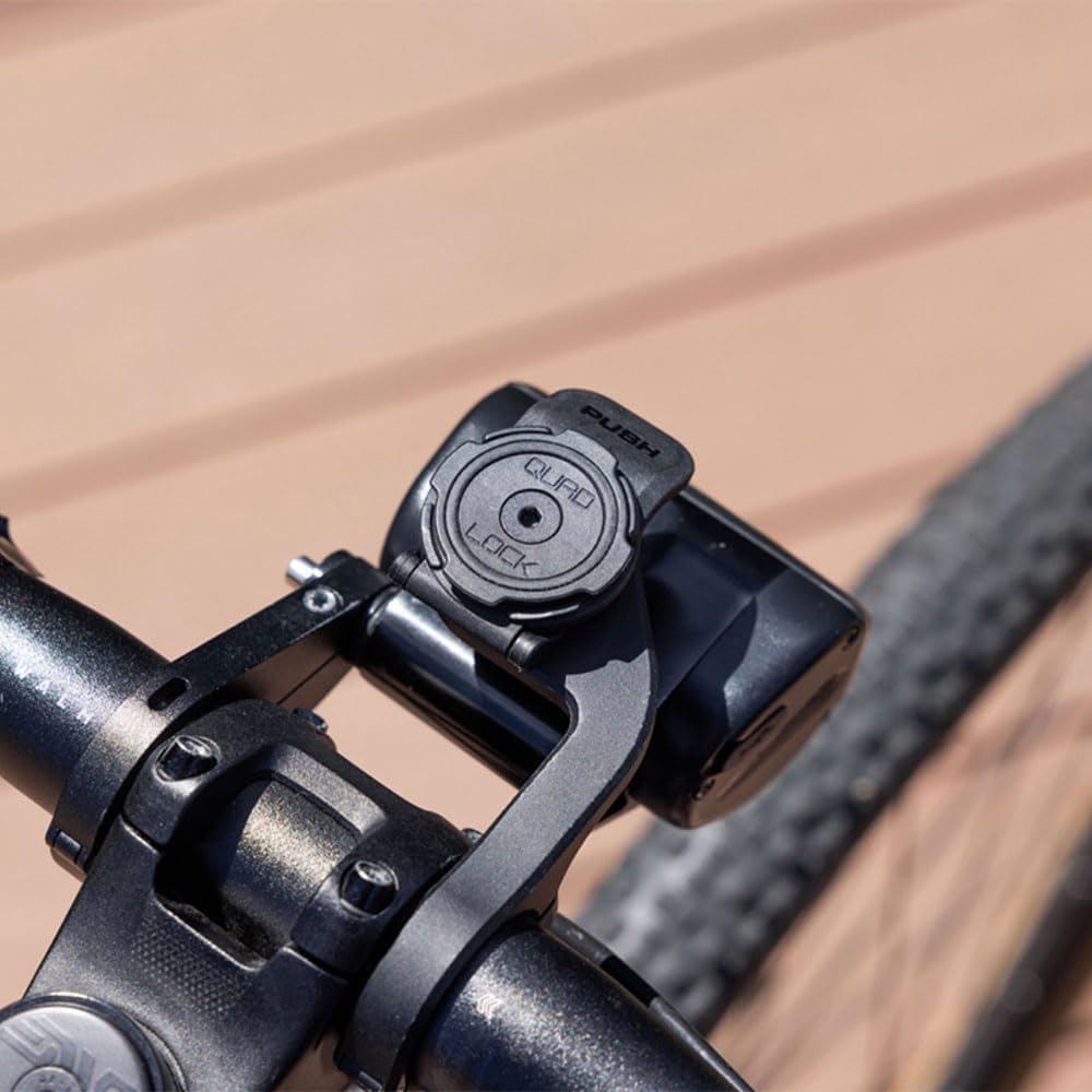 Quad Lock 360 Head - Short Lever Black, Aviation, Marine, Action Camera and Build You Kit, Compatible 360 Arms and Bases