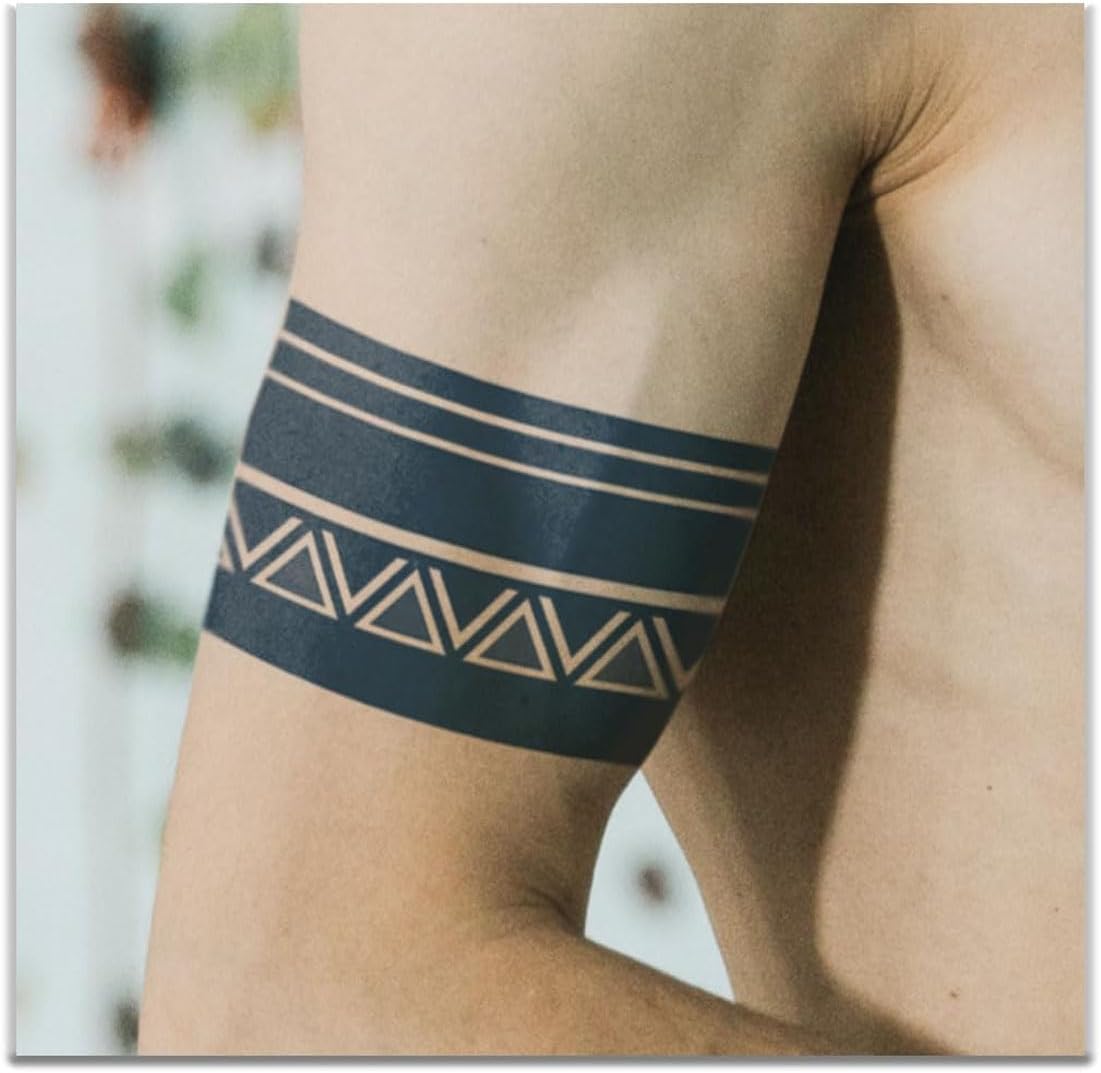 Maya Armlet DesignHand Band Waterproof Temporary Body Tattoo For Men And Woman