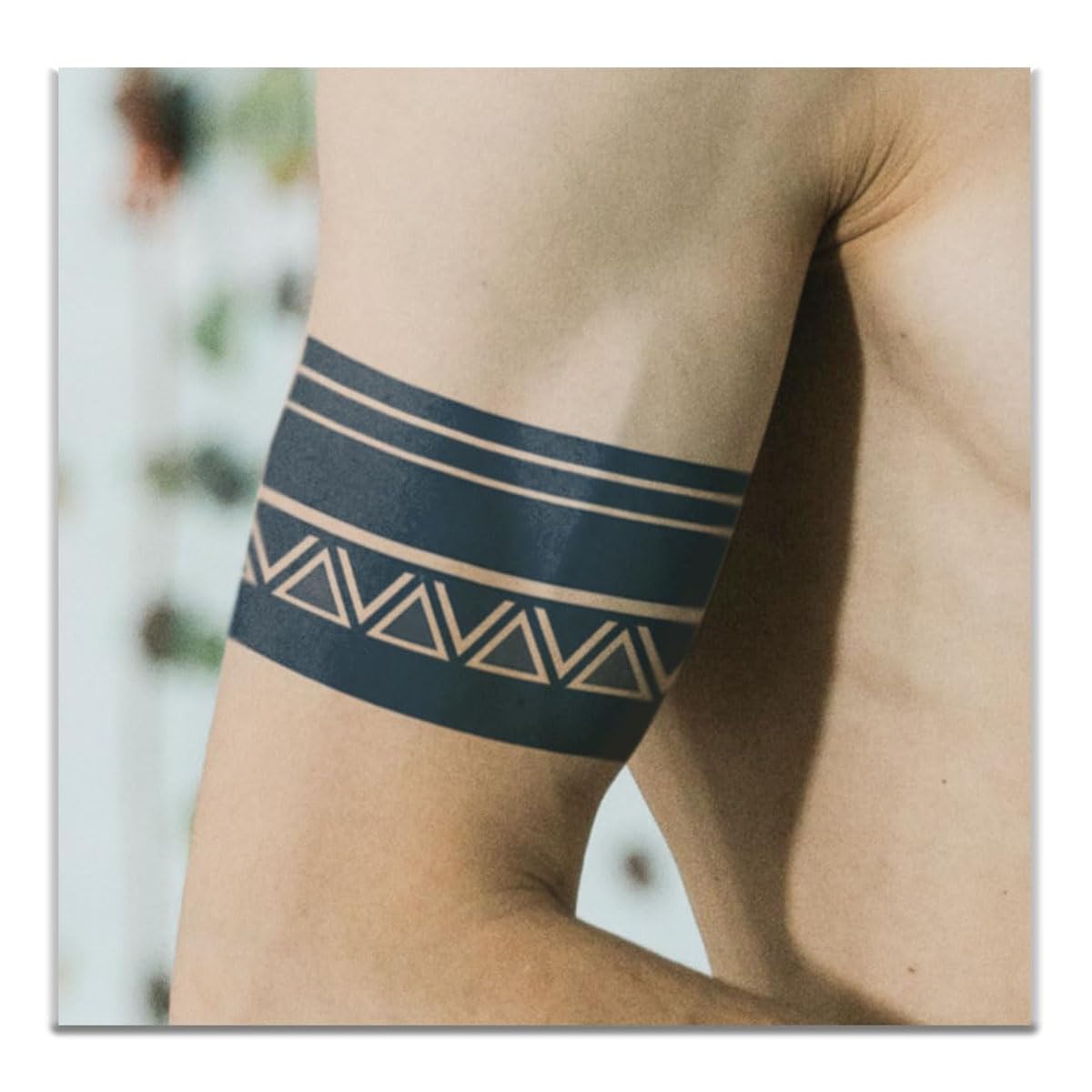 Maya Armlet DesignHand Band Waterproof Temporary Body Tattoo For Men And Woman