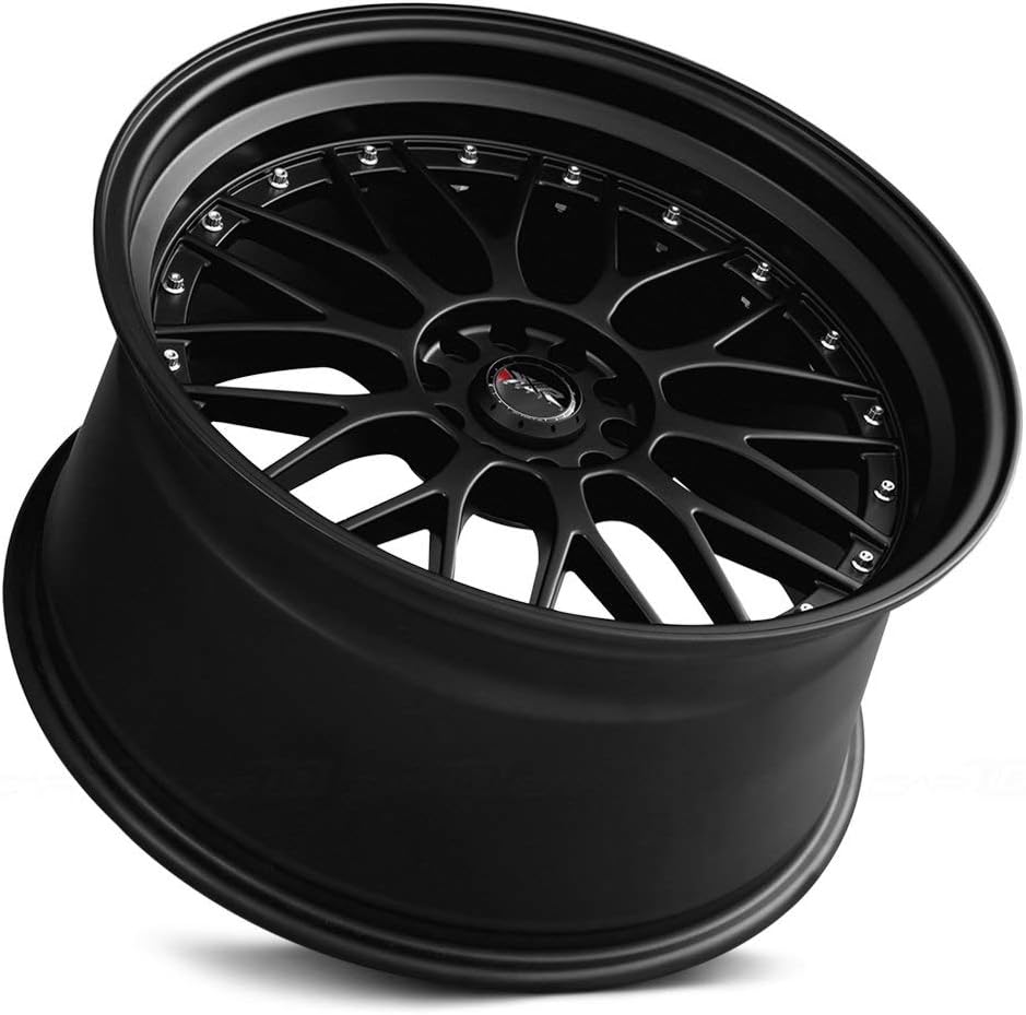 XXR WHEELS 521 17 X 7 BOLT PATERN 5-100/5-4.5, Offset: 38 Flat Black 73.1mm Hub bore