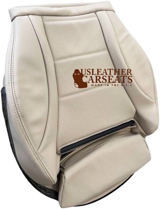 Funda de asiento de cuero fabricada en los Estados Unidos (compatible con Mercedes Benz C300 2015-2021) color marrón