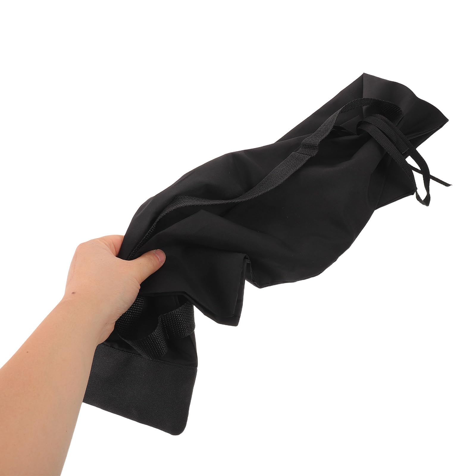 Healeved 5 Pezzi Borsa per Custodia Tai in Cotone Nero con Compartimento Indipendente e Chiusura Sicura per Allenamenti All'aperto e Spostamenti
