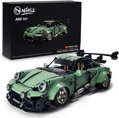 Miniatura 1 de Nifeliz Pr 966 - Bloques de construcción y juguete de construcción modelo coleccionable para adultos modelo de automóvil retro a escala 18 NEW2022