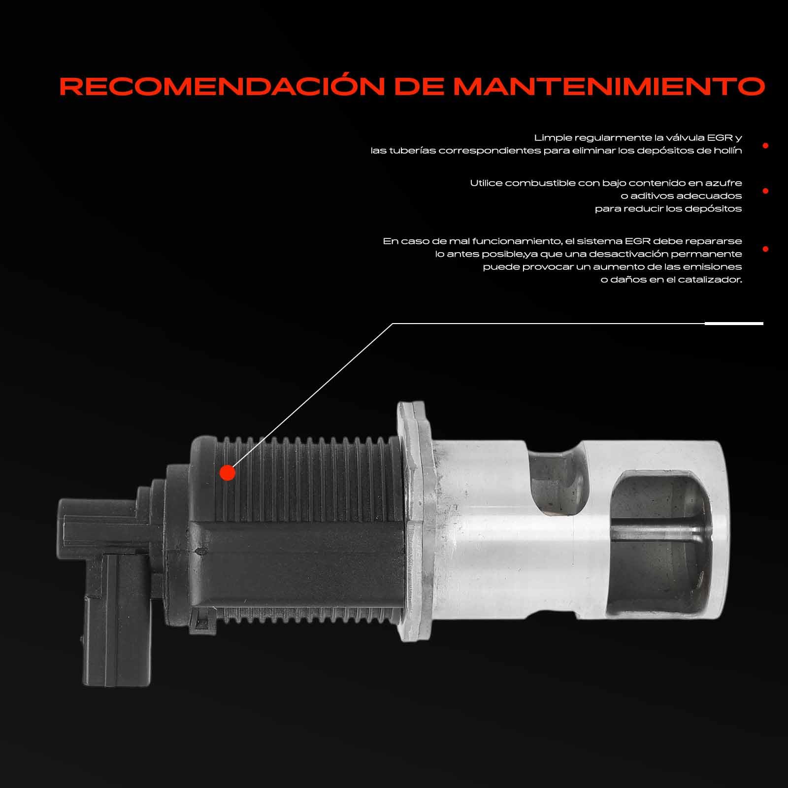 Frankberg Válvula EGR de recirculación de gases de escape 8200088888 | Compatible con Interstar Bus X70, Interstar Kasten X70, Master II Pritsche/Chasis ED/HD/UD, Trafic II Kasten FL