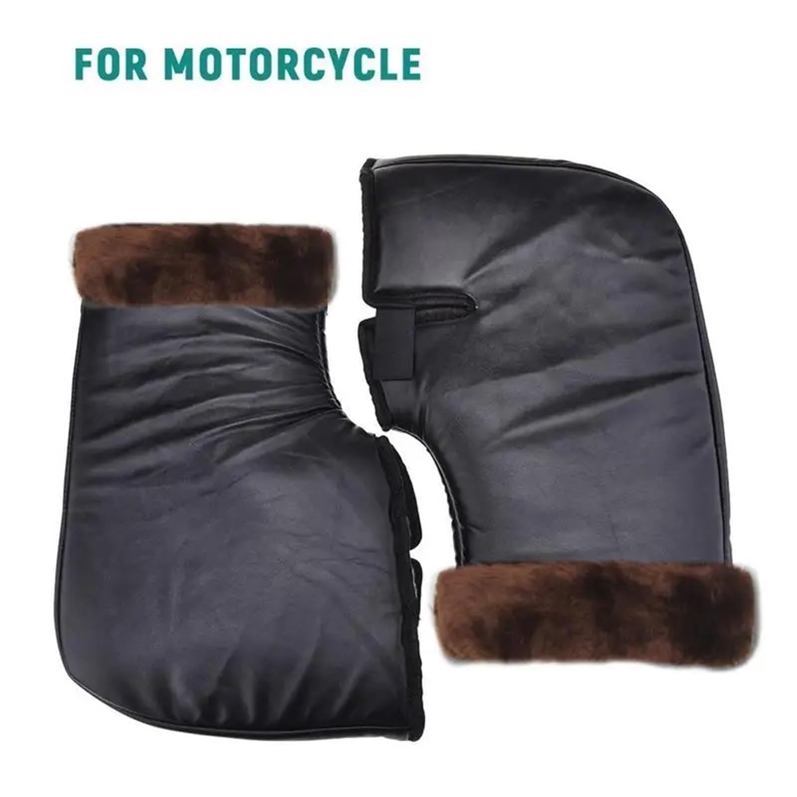 Rękawice motocyklowe, rękawice na kierownicę, wodoodporne zimowe nauszniki do ATV, rękawice ATV, torba przyjazna w dotyku/przednia osłona chroniąca przed wiatrem, skuter śnieżny, motocykle, skutery, s