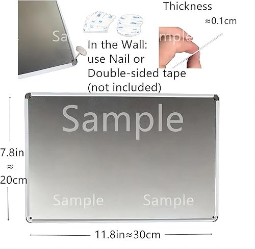 Miniatura 6 de Cartel de metal retro vintage para menú de cóctel, arte de pared de Pub Bar 12 x 8 pulgadas (coctel)