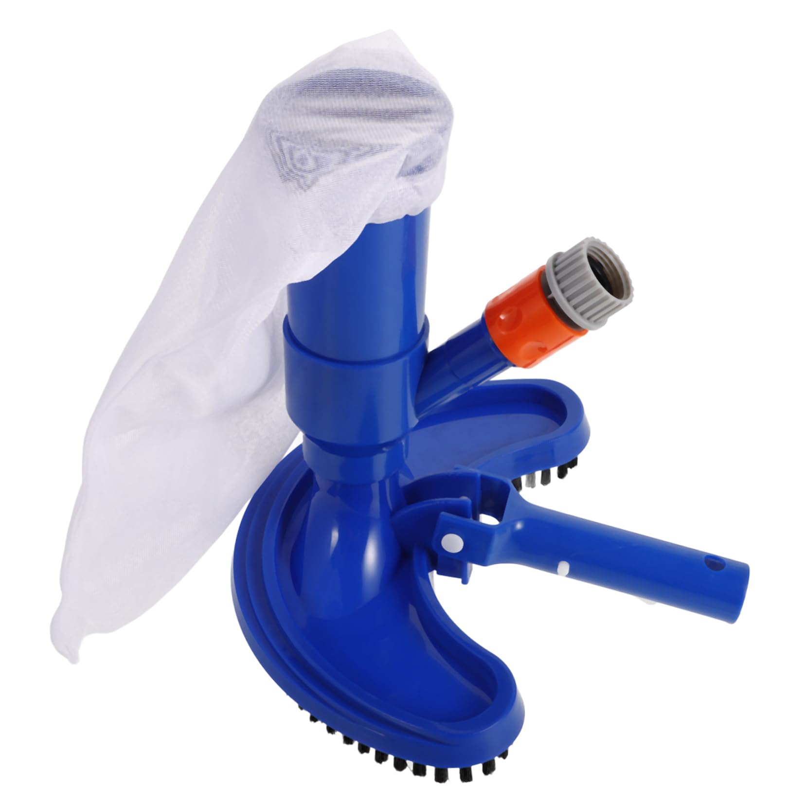 YARNOW Portable Pool Vacuum Jet Brush and Side Brush for Cleaning of Above Ground Pools Handle and Vacuum Hose Compatibility