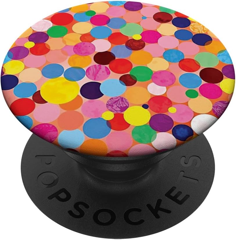 Colorful Dot Pattern PopSockets PopGrip for MagSafe