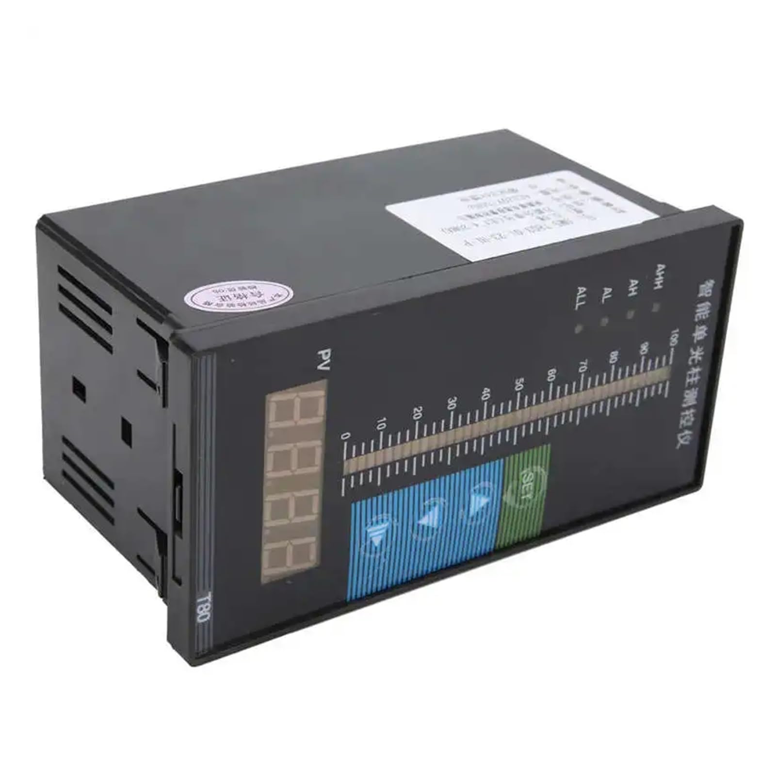 Transmisor De Nivel 4-20MA Transmisor de Nivel de líquido, medidor de visualización de Nivel de Agua, transmisor de Nivel de líquido, Controlador de Columna de luz única Inteligente, AC220V