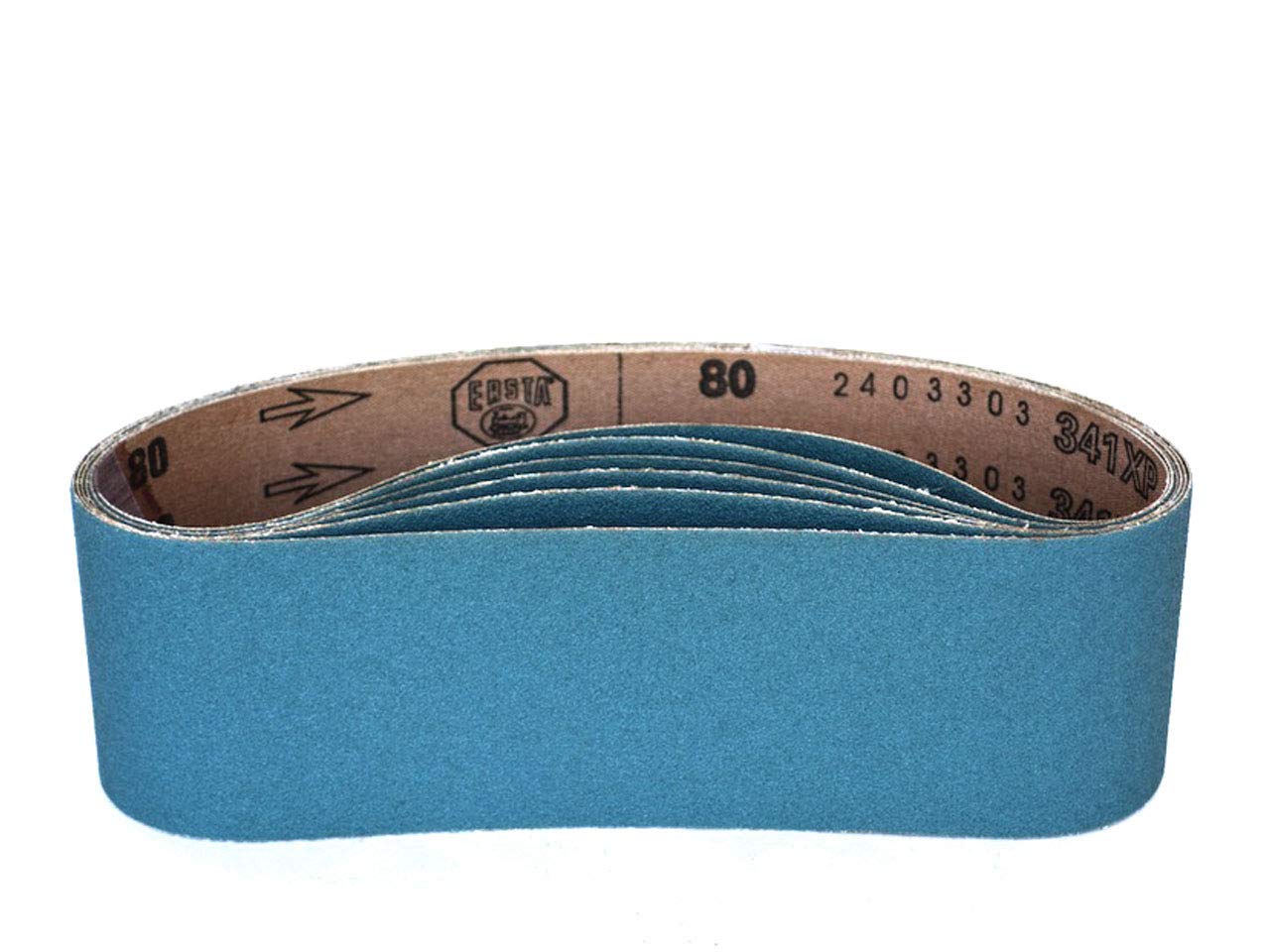 Starcke 3 X 21 Inch Sanding Belts Zirconia Cloth Narrow Sander Belts (8 Pack, 24 Grit)