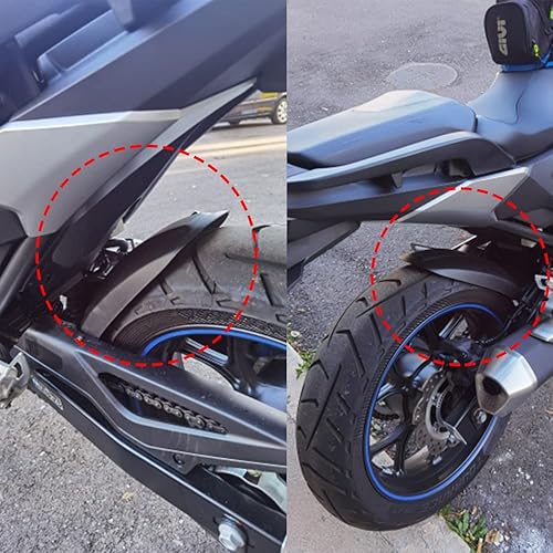Miniatura 3 de Modeer Para NC700 NC750 SX 2012-2025 Guardabarros delantero trasero extensor Hugger guardabarros nc700s nc700x nc750s nc750x nc 700 750 s x